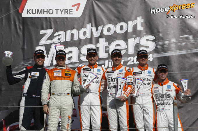 European GT4 podium